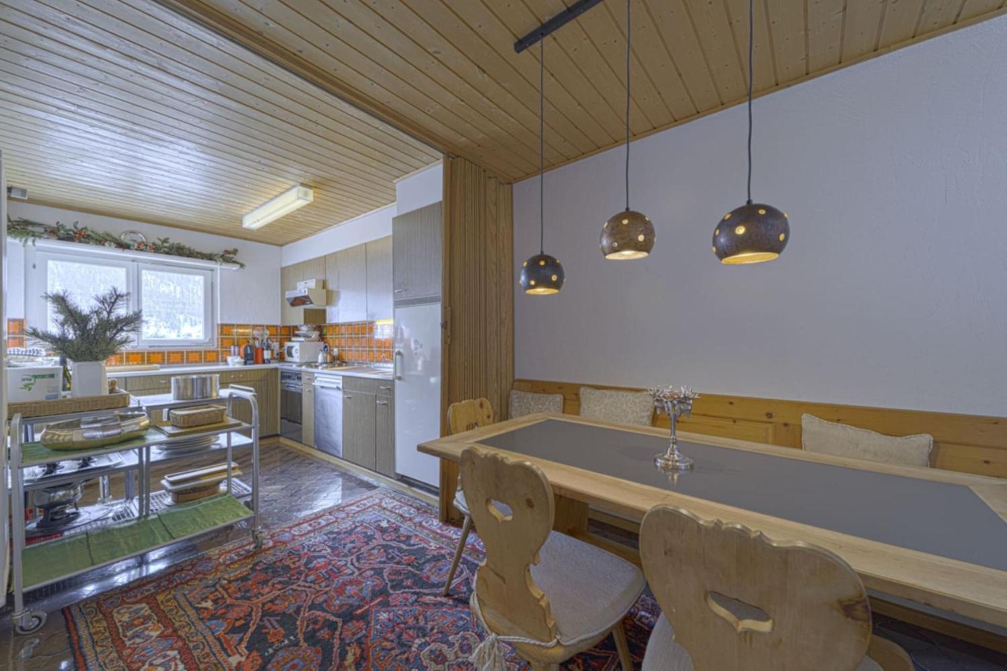Chesa Clus - Zuoz Apartment Luaran gambar